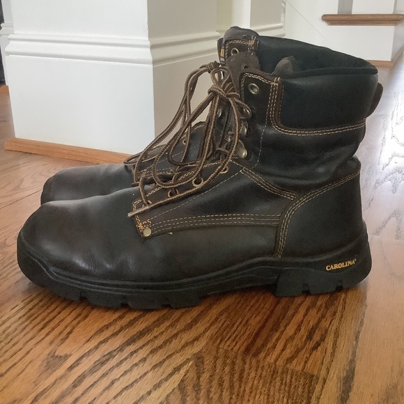 Carolina Men's Rugged Leather Work Boot Size 12 - Picture 12 of 16